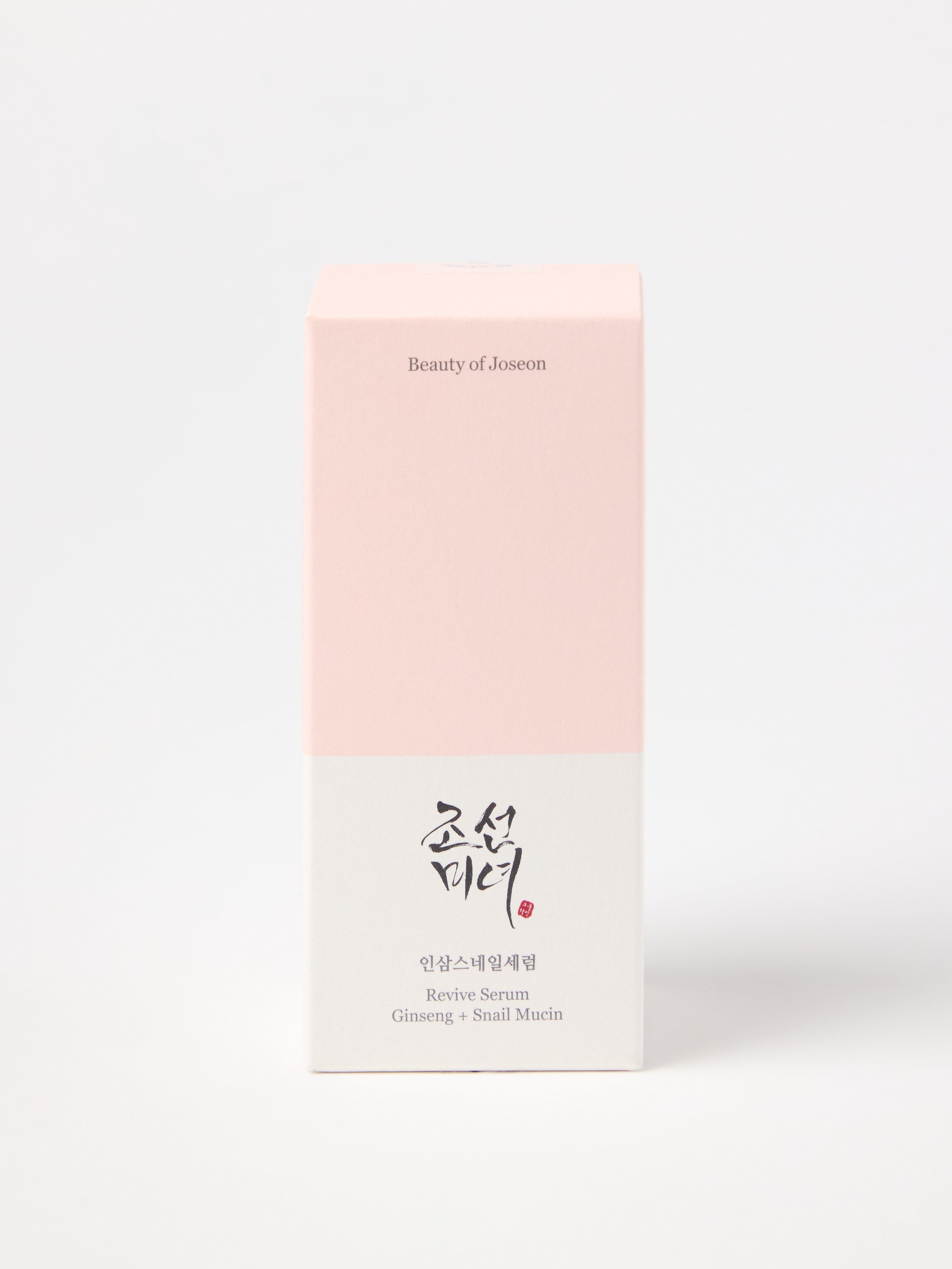 Sérum Revitalizante Beauty of Joseon: Ginseng, Mucina de Caracol, Sem cor