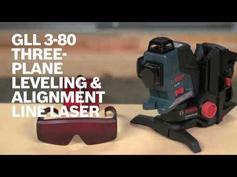 BOSCH GLL3-80 Contor laser multilinie cu fascicul roșu 3x360