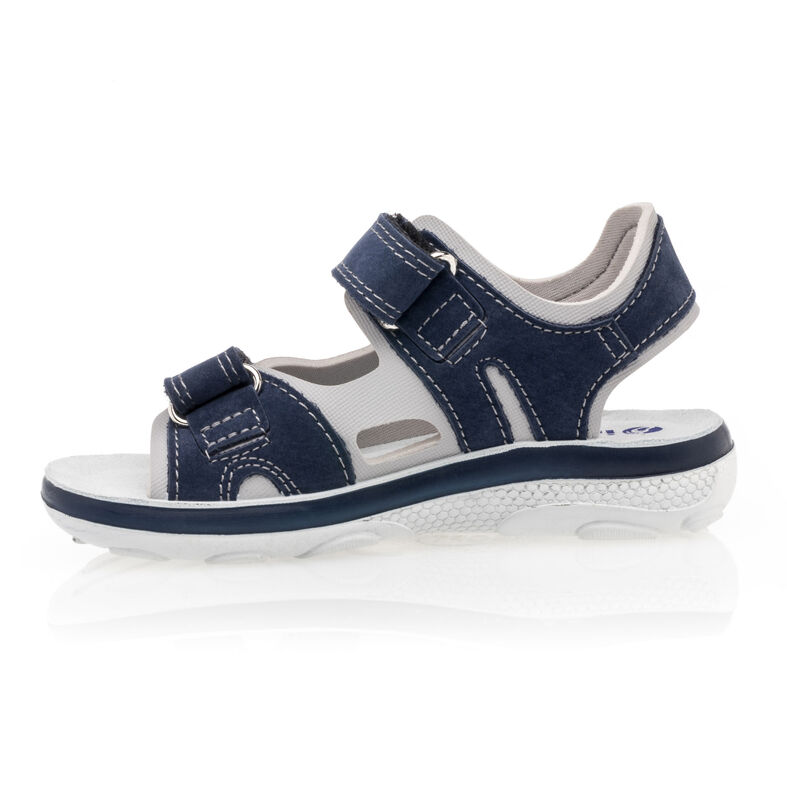 Blauwe jongenssandalen / open teenschoenen