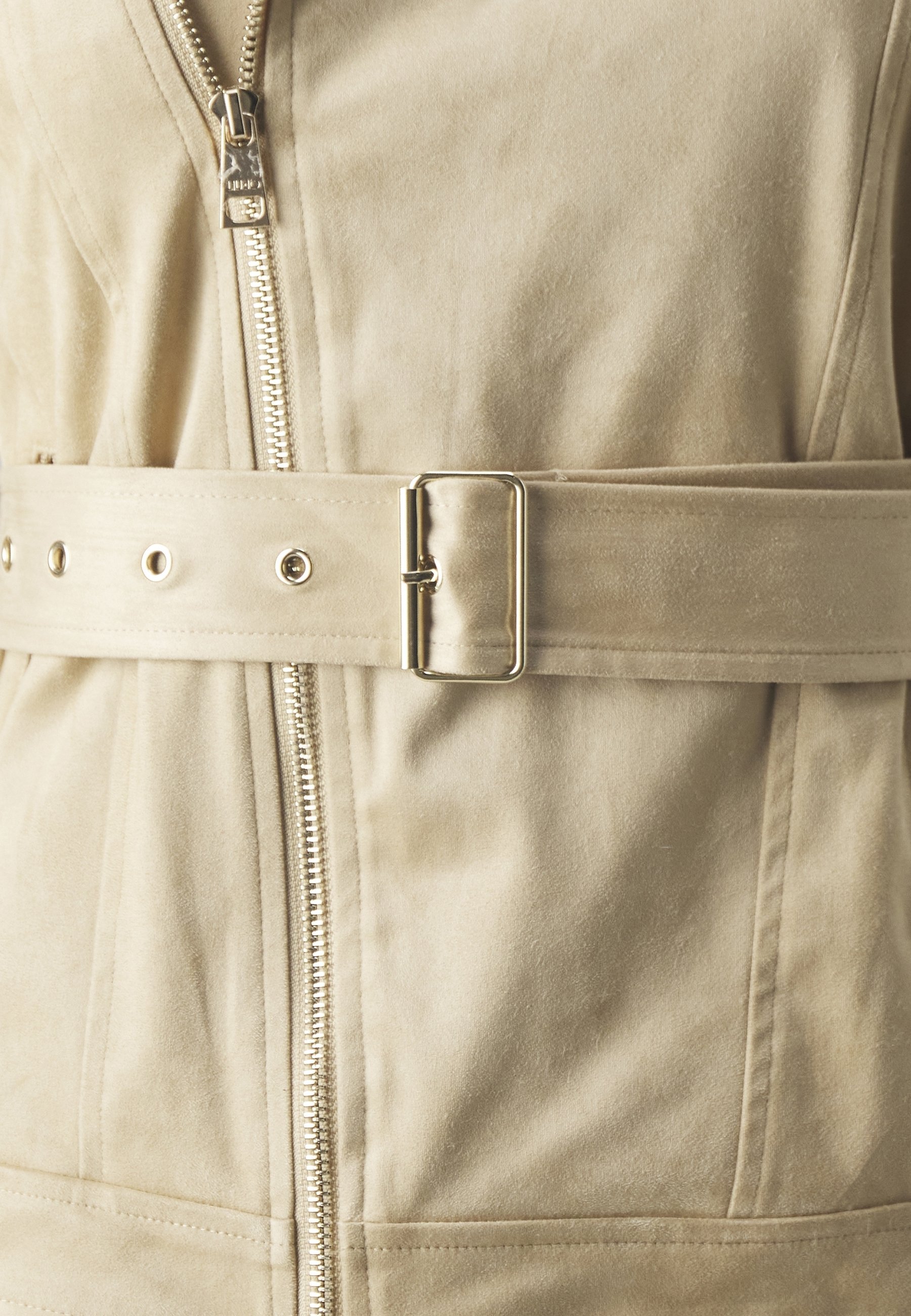 Liu Jo Jeans Kunstlederjacke - Kamel