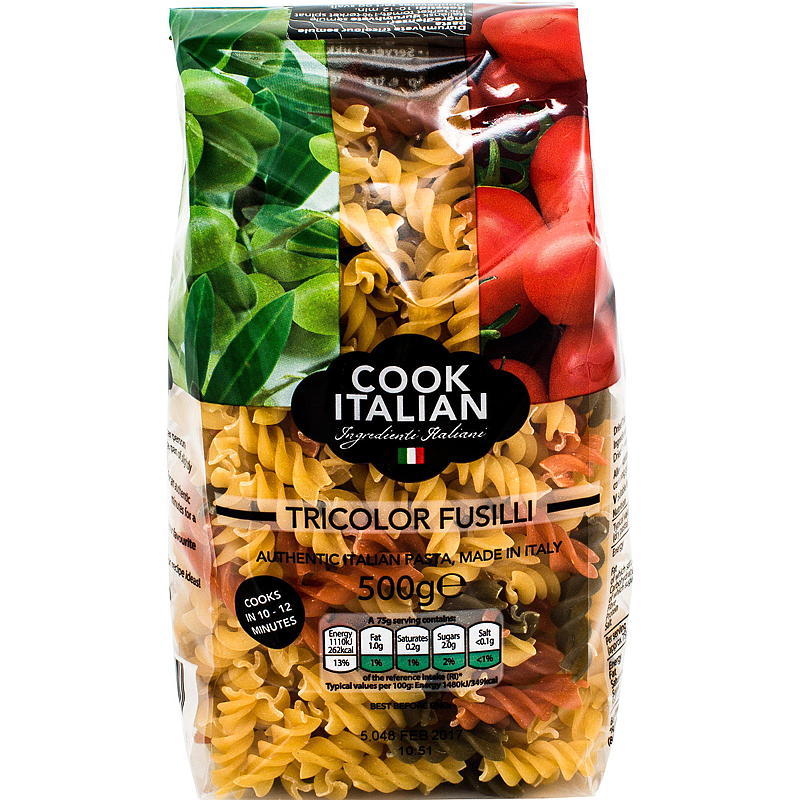 Lyxig pasta tricolore 500 g
