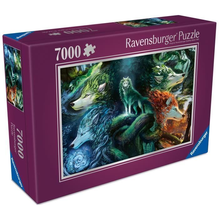 Rompecabezas de 7000 piezas - Los Lobos - Ravensburger