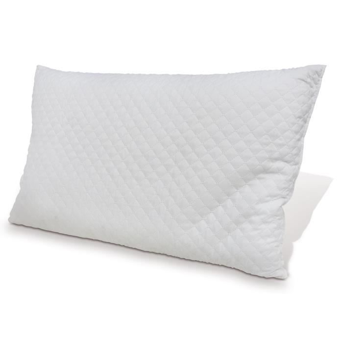 Almohada acolchada de espuma viscoelástica de 70x40 cm - Suave y cómoda
