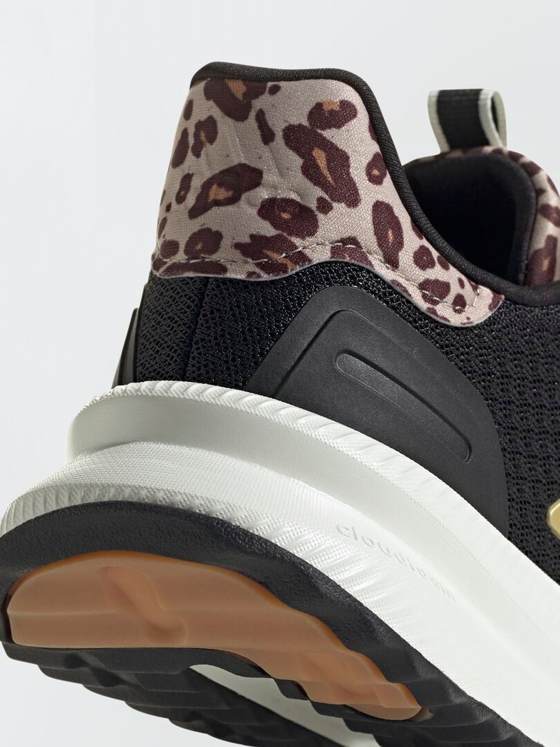 Tênis Adidas com estampa de leopardo - preto