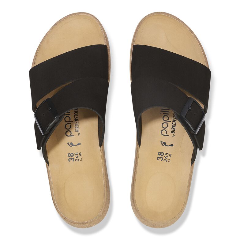 Almina Pelle Nubuck - Black Black