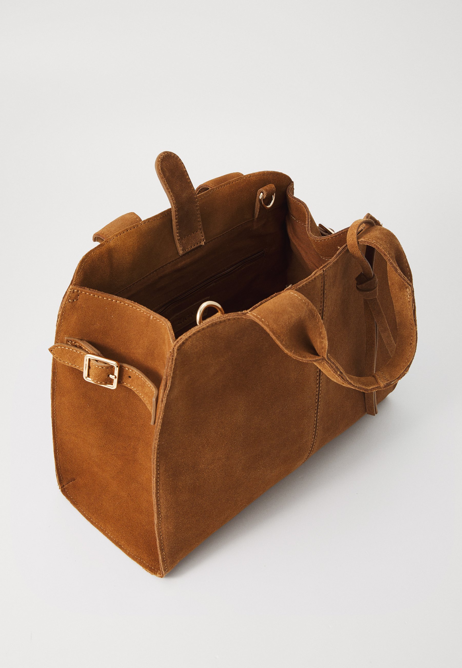 Bolsa Zign LEATHER - cor conhaque