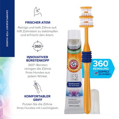 Sada pro péči o zuby Arm & Hammer se zubním kartáčkem a pastou
