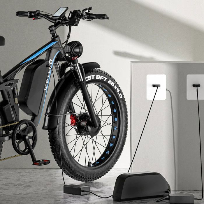 Electric Bike - E·Bycco EB7 PRO - Dual 2000W Motor - 52V 23AH - Oil Brakes - 26