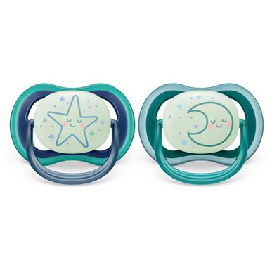Philips Avent Chucha Ultra Air Night 6-18M sininen 2 a 2 a