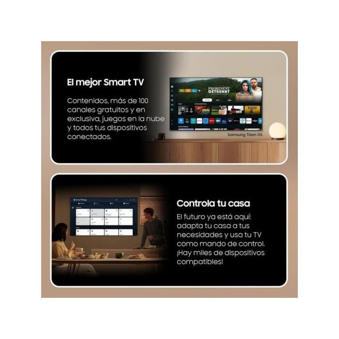 Samsung 43Q60D - Televisor QLED de 43 pulgadas (109 cm) - 4K UHD 3840x2160 - Quantum HDR - Smart TV - Centro de juegos - 3xHDMI - WiFi