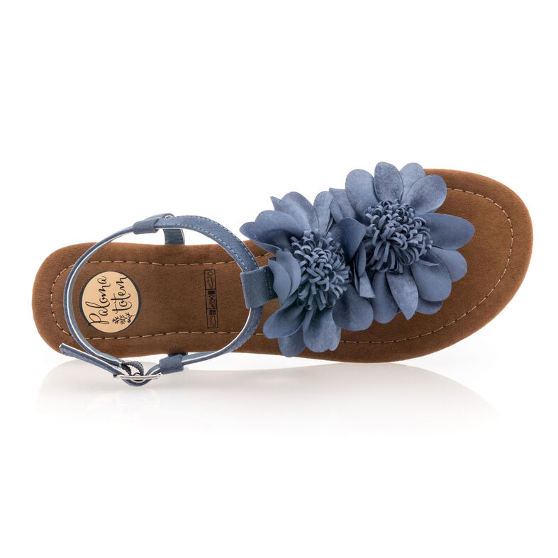 Sandálias femininas azuis / Sapatos de bico aberto