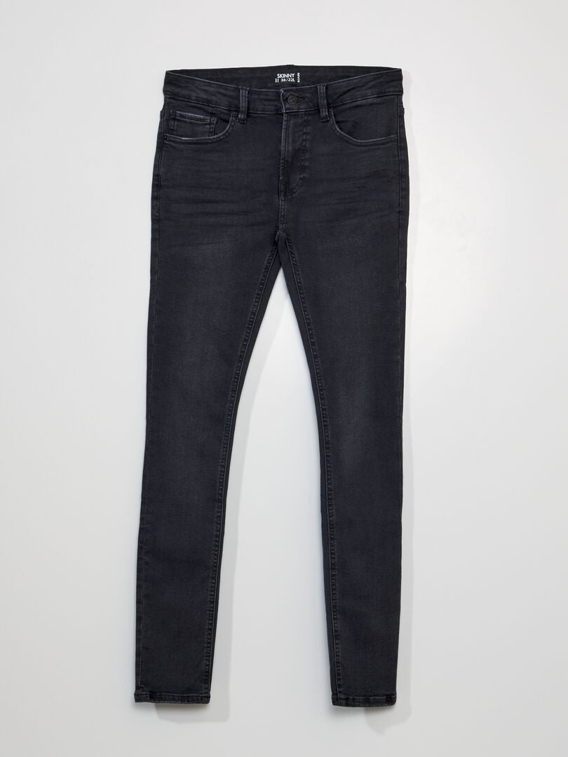 Calça Jeans Skinny - Tamanho 32 - Cinza