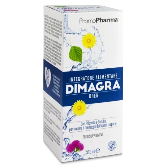 PROMOPHARMA PromoPharma Dimagra Dren siroop 200 ml voedingssupplement voor het afvoeren van lichaamsvocht