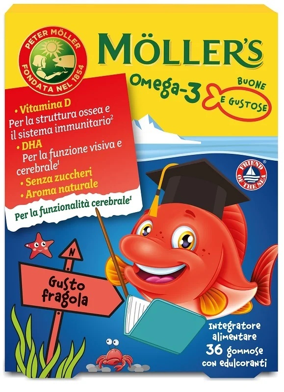 Moller's Omega 3 Jelly 36 zuckerfreie Fruchtgummis
