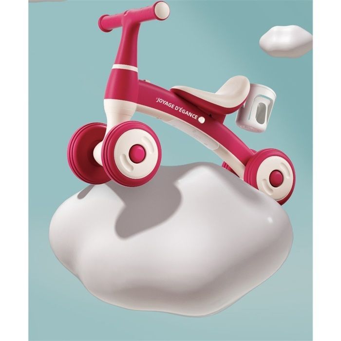 Bicicletta senza pedali per bambini - Telaio robusto - Luci colorate e musica - Adatta a bambini da 1 a 4 anni