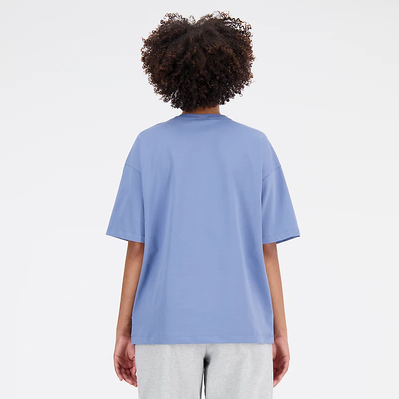 Tricou sport supradimensionat pentru femei – MERCURY BLUE