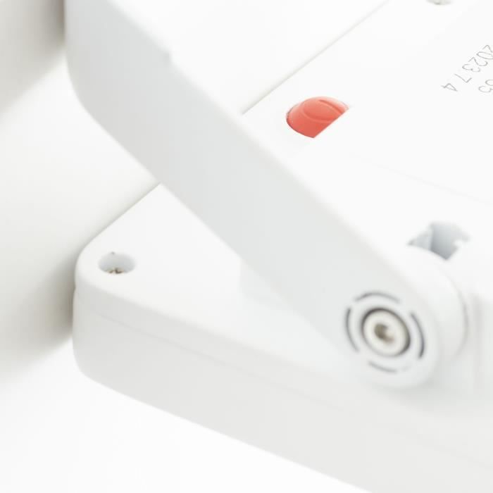 Applique da esterno - BRILLIANT - LUTON - LED e alimentazione solare - Sensore di movimento - Plastica e metallo - 4 W - Bianca