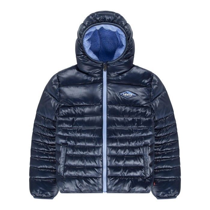 Levi's LVB Sherpa-gefütterte Steppjacke aus mittelschwerem Material - Blau