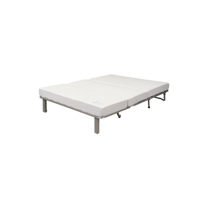 Cecilia BZ convertible sofa bed - Relaxima - Sleeping area 140 x 190 cm, pearl red