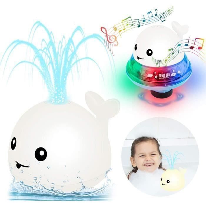 Bath Toys - Electric Whale Induction - 2 in 1 - LED Lights