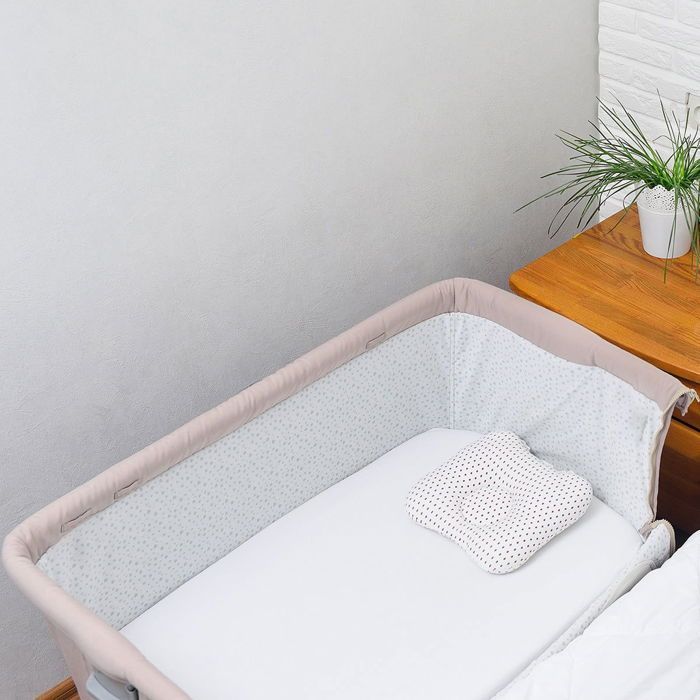 Babycalin - Matelas Cododo 2 faces de couchage - Déhoussable - Matelas pour cododo 83x50 cm