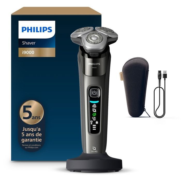 Philips X9002/10 Electric Shaver, 100% Waterproof, i9000 Series with SkinIQ