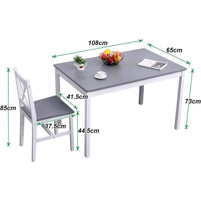Sogeshome 5-voets set, met een tafel en vier stoelen, geschikt voor keukens en restaurants.