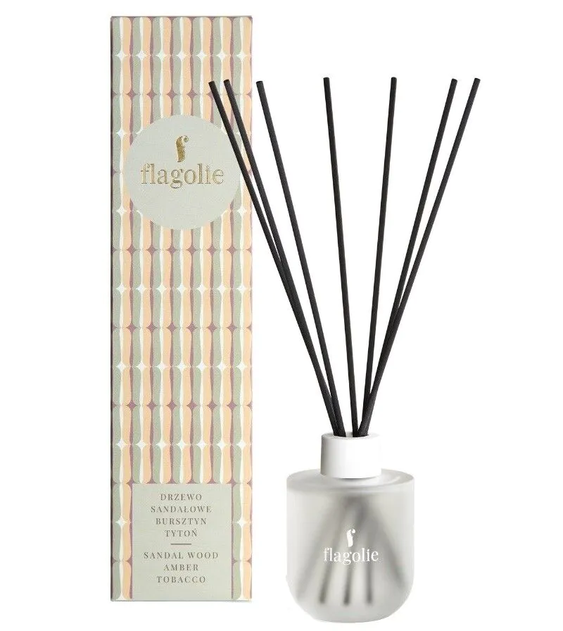 Flagolie Hygge Bursztyn Tytoń - Perfumy do domu drzewo sandałowe, 100 ml