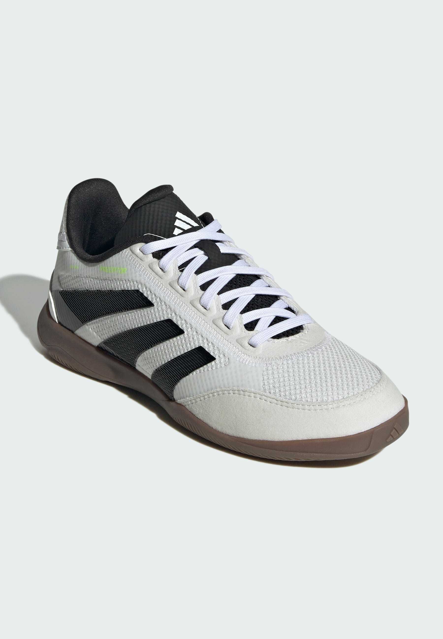 adidas Performance PREDATOR LEAGUE - Zaalvoetbalschoenen - wolk wit kern zwart helder citroen