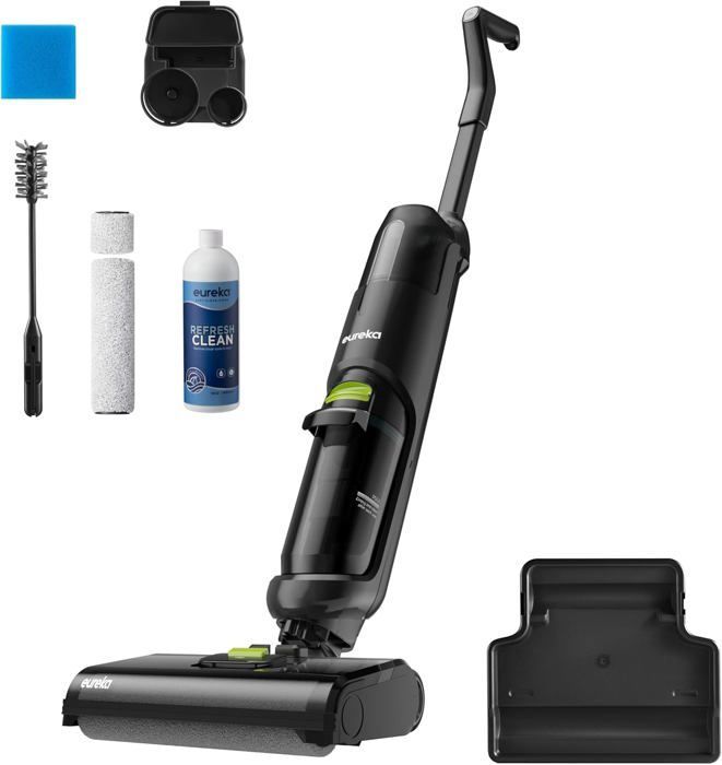 New400 Aspirateur Laveur Sans Fil Pour Sols Durs,Aspirateur Balai Sans Fil Sec Et Humide,Autonettoyant,Aspirateur Laveur Eau Et Po