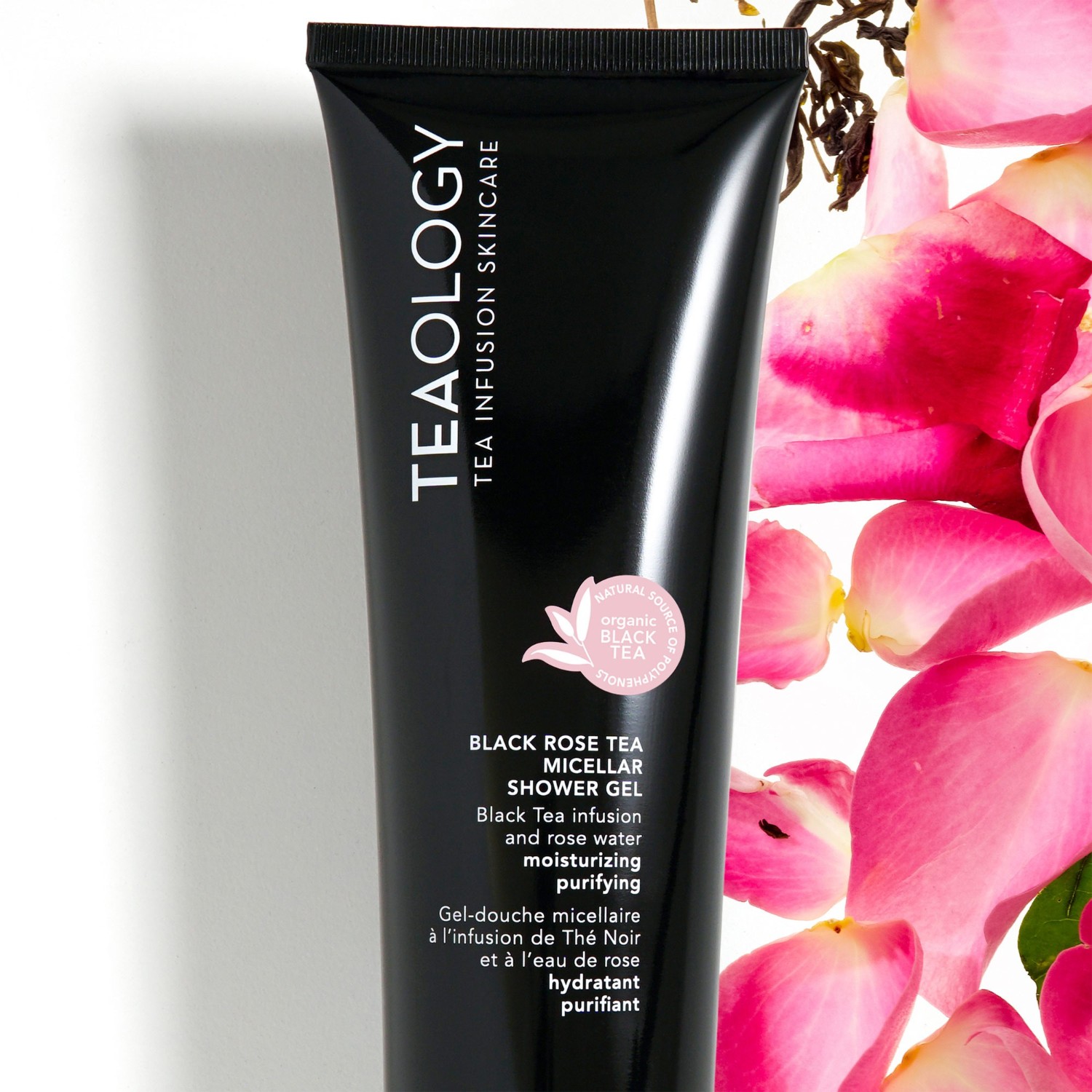 Teaology Black Rose Tea Micellar Shower Gel