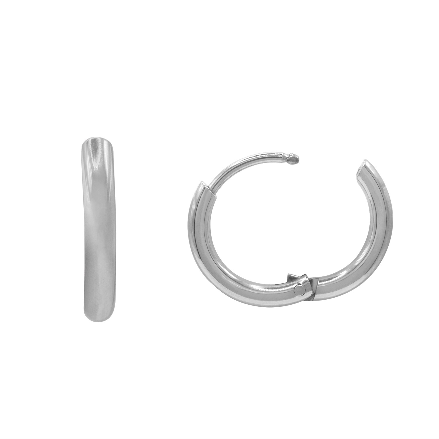 Heideman Boucles d'oreille Tabea couleur argentée polie