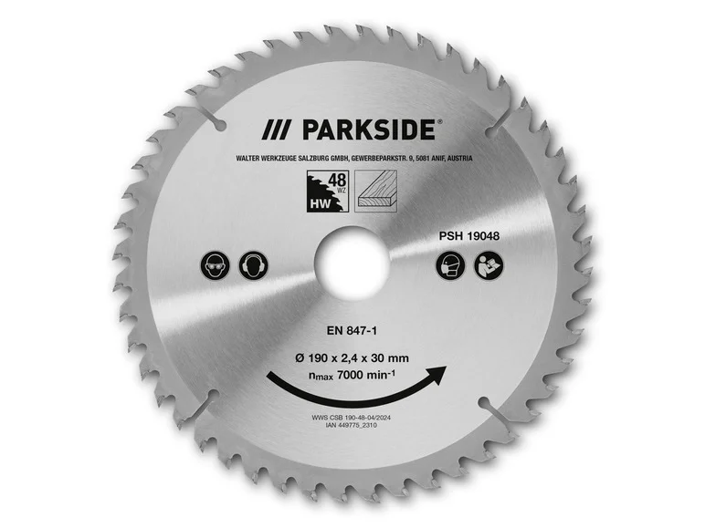PARKSIDE®-pyörösahanterä