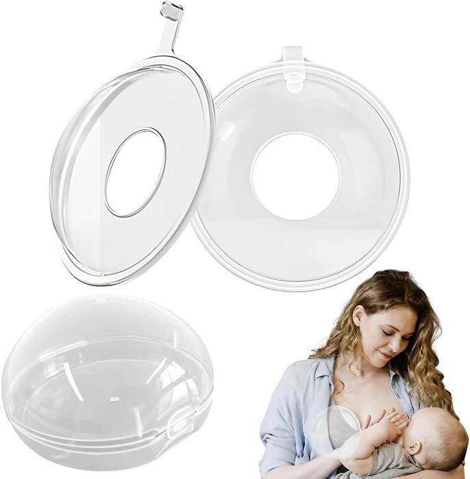 Recueil Lait Maternel Coupelles Recueile Lait Maternel 100Ml Coquille De Lait Maternel 2 Pieces En Silicone Coquille TIRE LAIT
