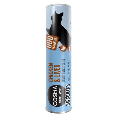 Cosma Snackies DUO 2 in 1 - Pakastekuivatut kissanherkut