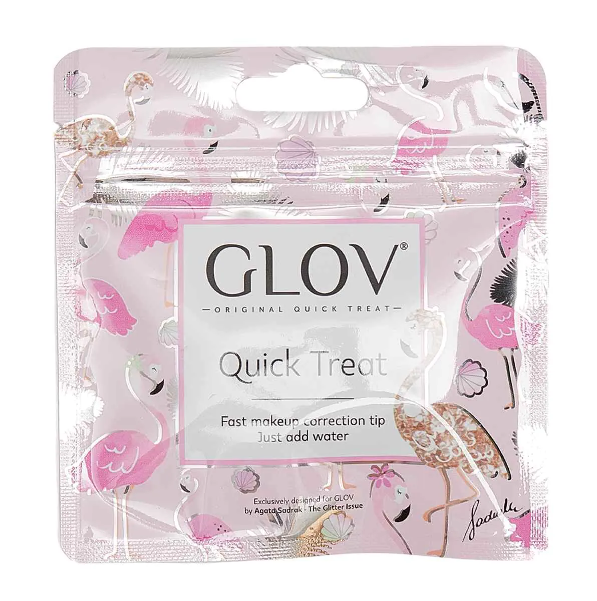Glov Quick Treat Bouncy Blue minirękawiczka do demakijażu W3