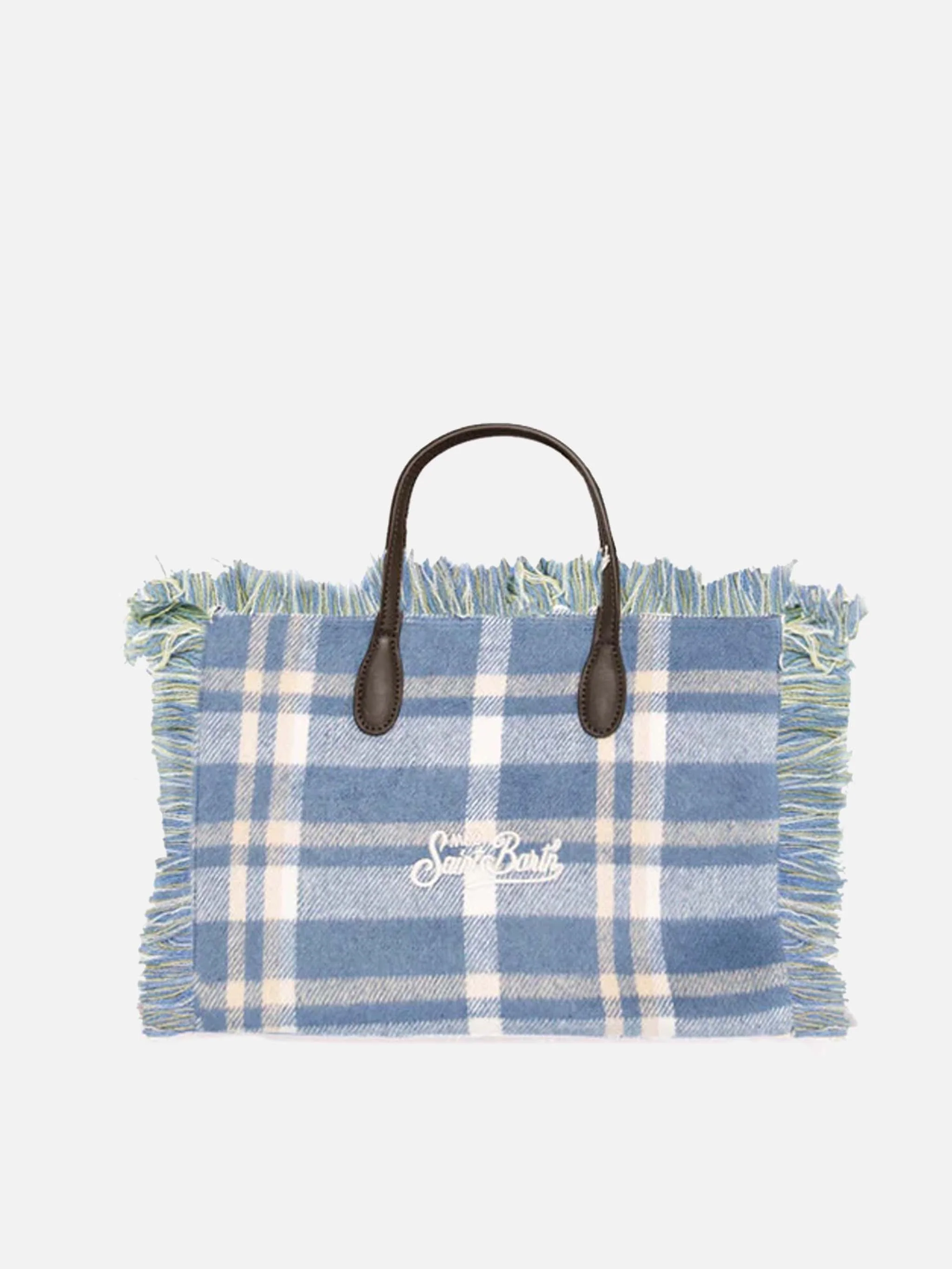 Colette wollen tas met tartanprint