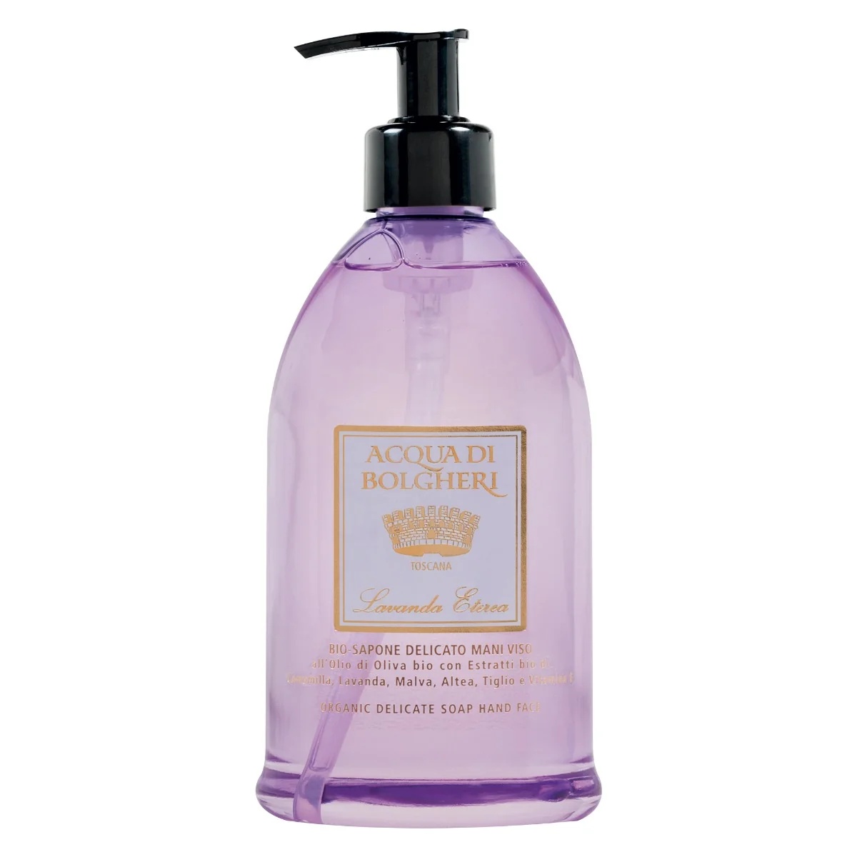 Acqua di Bolgheri Biologische zachte lavendelzeep 500 ml