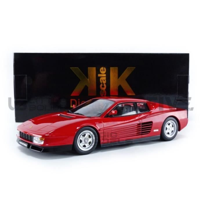 Miniatuur verzamelauto - Ferrari Testarossa (1986) - schaal 1/18 - rood - KK Scale Models