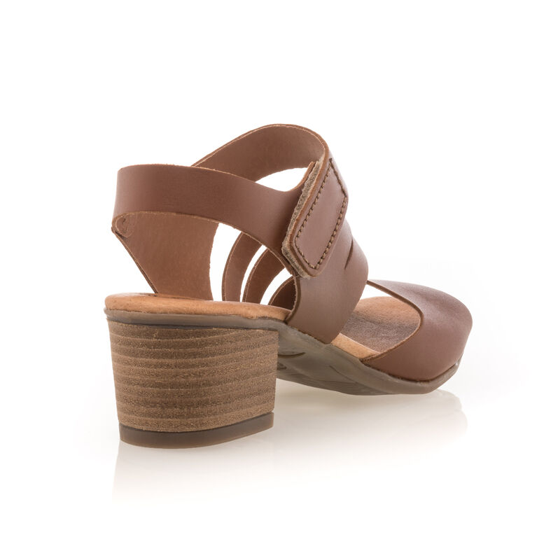 Brune sandaler / sko med åpen tå til dame