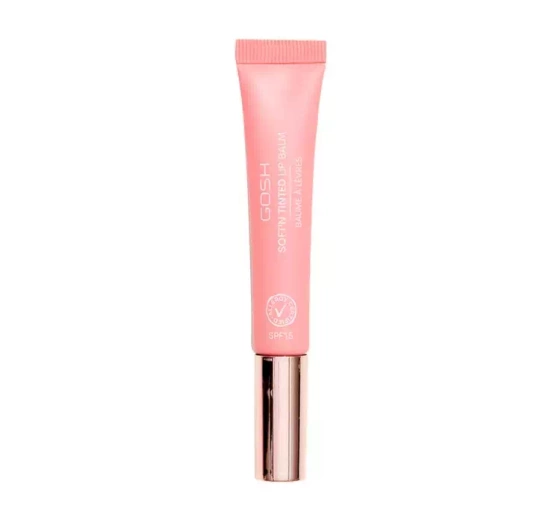 Gosh Soft'n Tinted wegański balsam do ust SPF15 001 Nude 8 ml