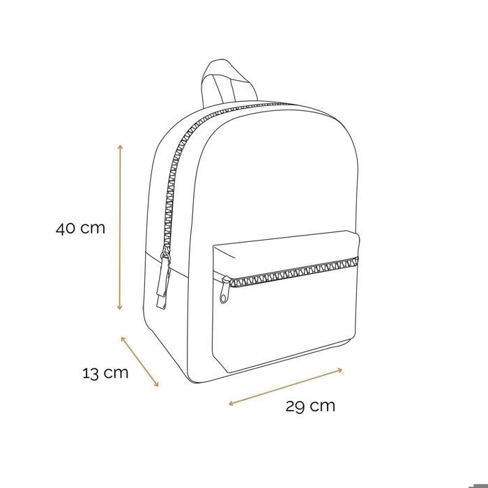 BAGTROTTER Sac à dos 1 compartiment 40 cm Fortnite Noir Flammes