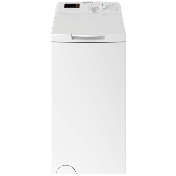 Lave-linge Top - INDESIT - BTWPS62400FRN - 6 kg - 1200 tours/min - Classe C