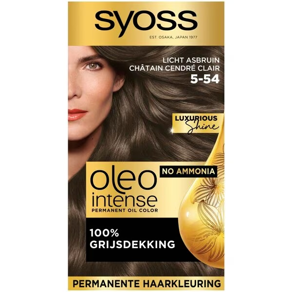 Syoss Oleo Intense boja za kosu 5-54 Svijetlo pepeljasto smeđa