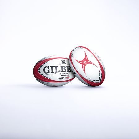 Pallone da rugby da allenamento - GTR4000 - Rosso - GILBERT - Taglia 3