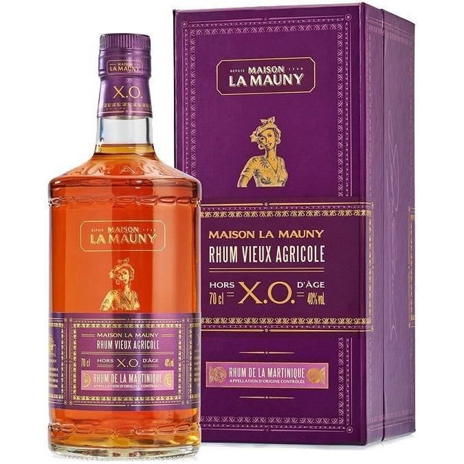 Maison La Mauny - XO - Ron agrícola añejo - 40,0% ABV - 70cl