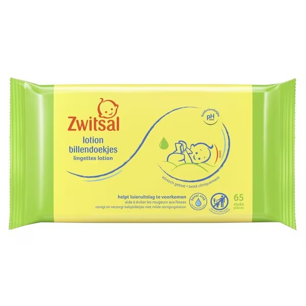 Zwitsal losion vlažne maramice za bebe<br>24 x 65 komada