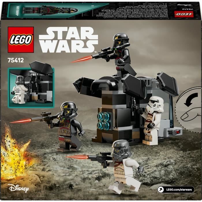 LEGO Star Wars 75412 Pack de Combat Death Troopers contre Night Troopers - Jouet dès 6 ans