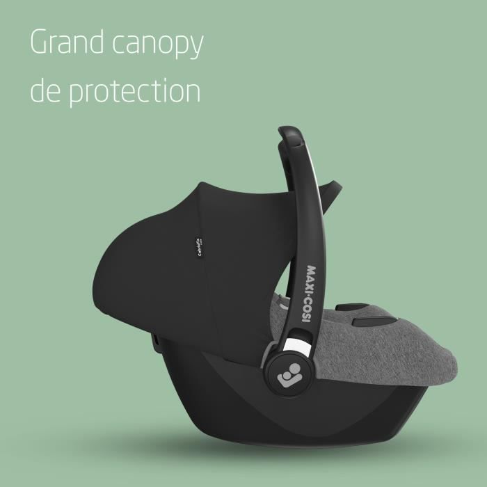 Silla de coche Maxi-Cosi CabrioFix i-Size, ligera, con sistema ISOFIX, compatible con cochecitos Maxi-Cosi, de 0 a 12 meses, 12 kg, color gris.