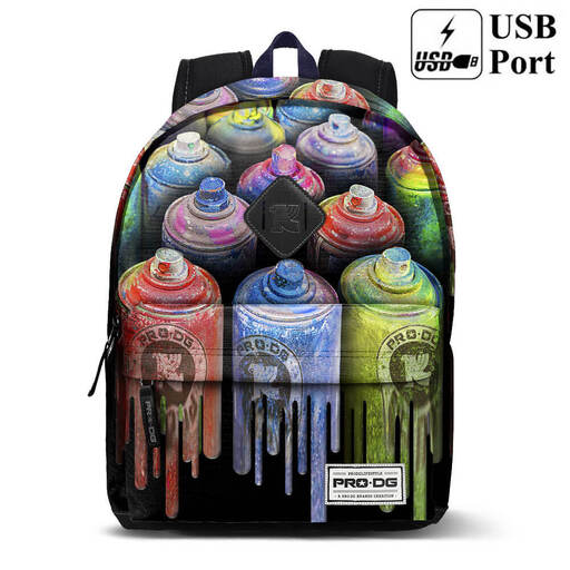  Prodg Colors Freestyle ležerni ruksak, 42 cm, 21 litra, crni
